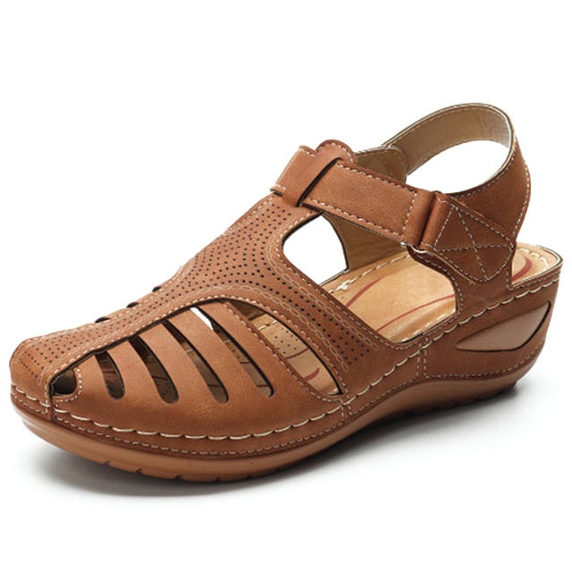 Supportive women's orthopedic sandals featuring advanced arch support for ultimate ergonomic comfort & pain relief.