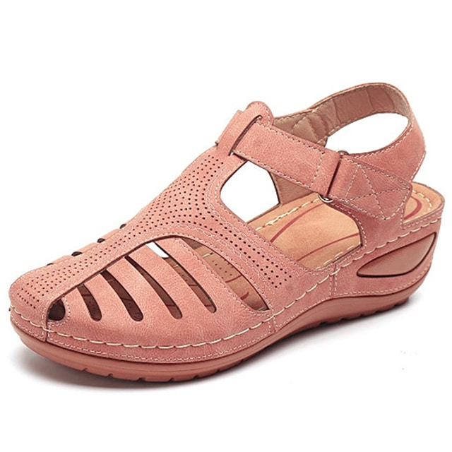 Comfortable women's orthopedic sandals with adjustable straps & ergonomic design, ideal for summer daily wear.