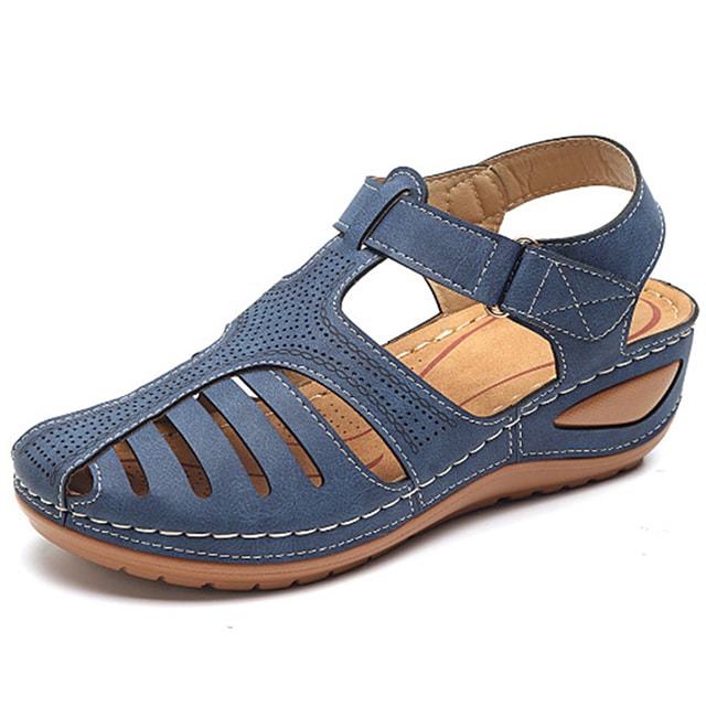 Ladies' supportive orthopedic sandals with adjustable straps, providing ergonomic arch support for all-day comfort.