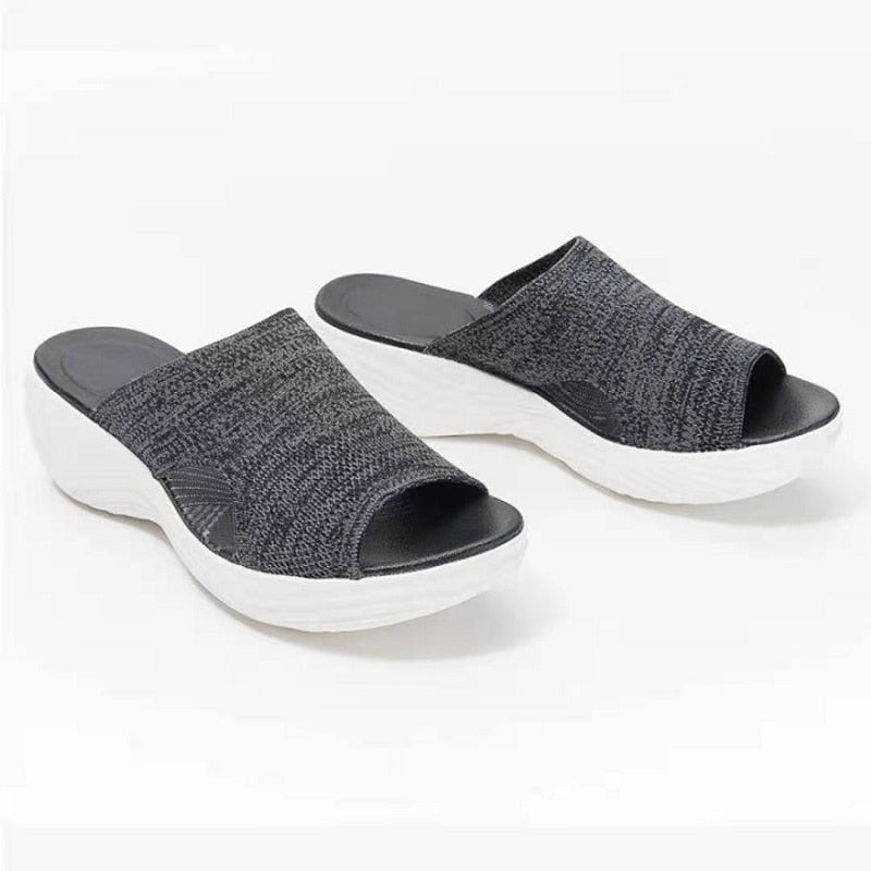 Orthopedic arch support women's sandals, designed for all-day comfort & pain relief.