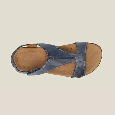 Women's orthopedic sandals with cushioned support & arch support. Perfect for everyday summer comfort.
