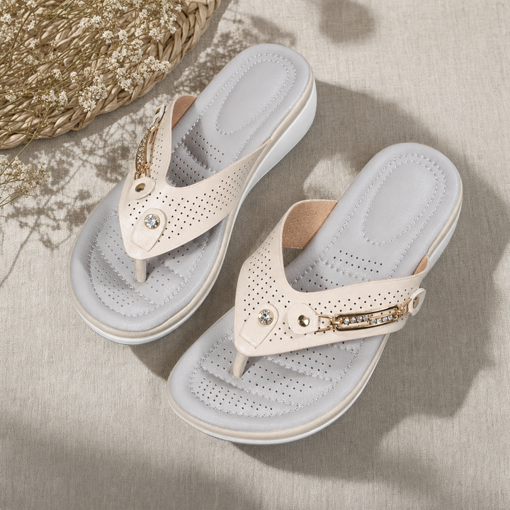 Adjustable strap women's orthopedic sandals, lightweight and designed for all-day comfort & support.