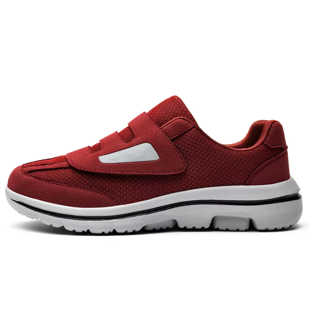 Casual women's orthopedic slip-on shoes, ideal for daily wear with adjustable wide fit & foot comfort.