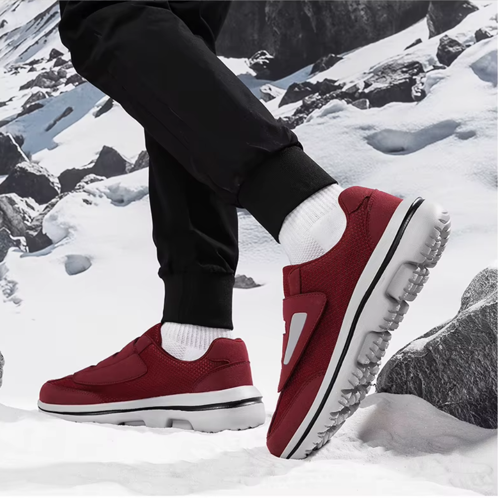 Easy slip-on women's orthopedic shoes, designed with wide adjustable fit for effortless daily comfort.