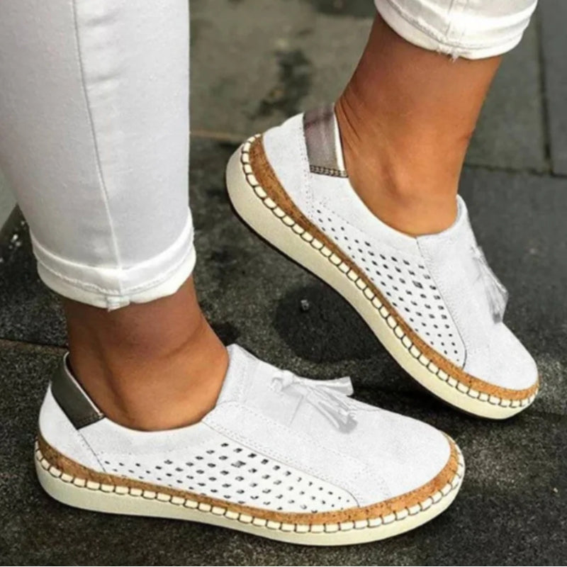 Women's slip-on orthopedic shoes featuring superior arch support & breathable comfort for all-day wear.