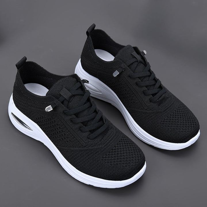 Breathable mesh women's walking shoes, lightweight and orthopedic for ultimate comfort during daily activities.