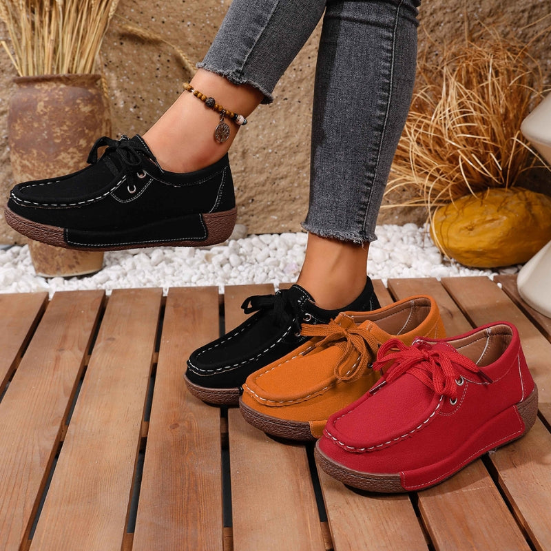 Women's orthopedic slip-ons, engineered for all-day comfort with arch support.