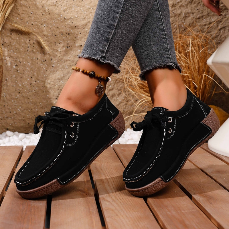Orthopedic slip-ons for women, offering cushioned arch support & breathable design for ultimate comfort.