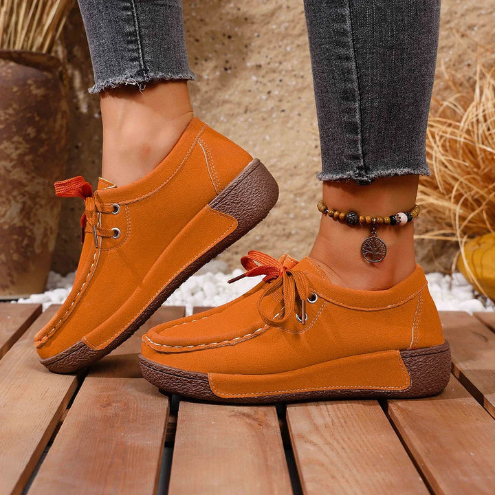 Breathable, lightweight women's orthopedic slip-ons providing excellent arch support & all-day comfort.