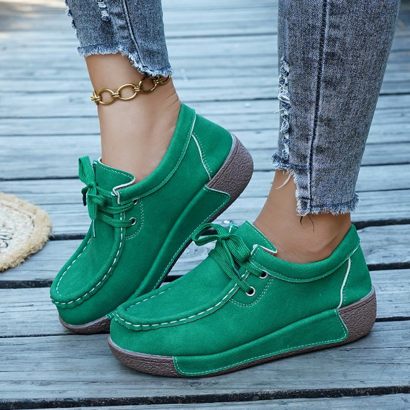 Stylish women's casual orthopedic slip-ons, designed for comfort with arch support & a lightweight, breathable fit.