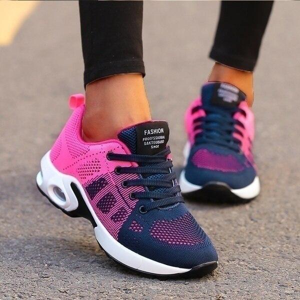 Women's orthopedic sneakers for ultimate foot comfort & pain relief. Ideal supportive walking footwear.