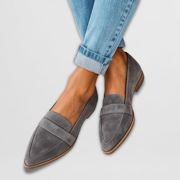 Lightweight & breathable women's slip-on loafers. Round toe, supportive orthopedic comfort for everyday wear.