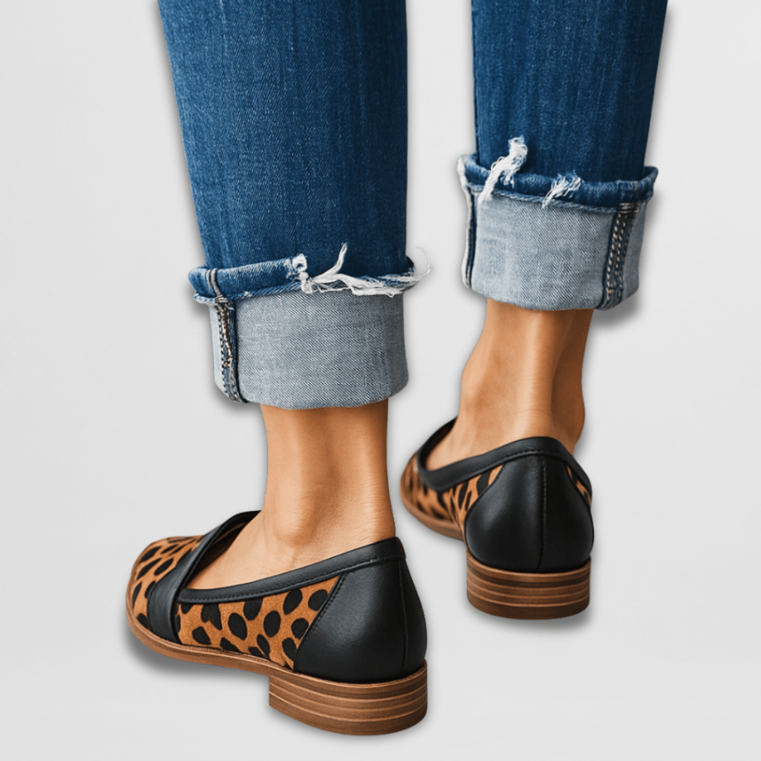 Soft women's orthopedic slip-on loafers, designed for all-day comfort, supportive and ideal for casual wear.