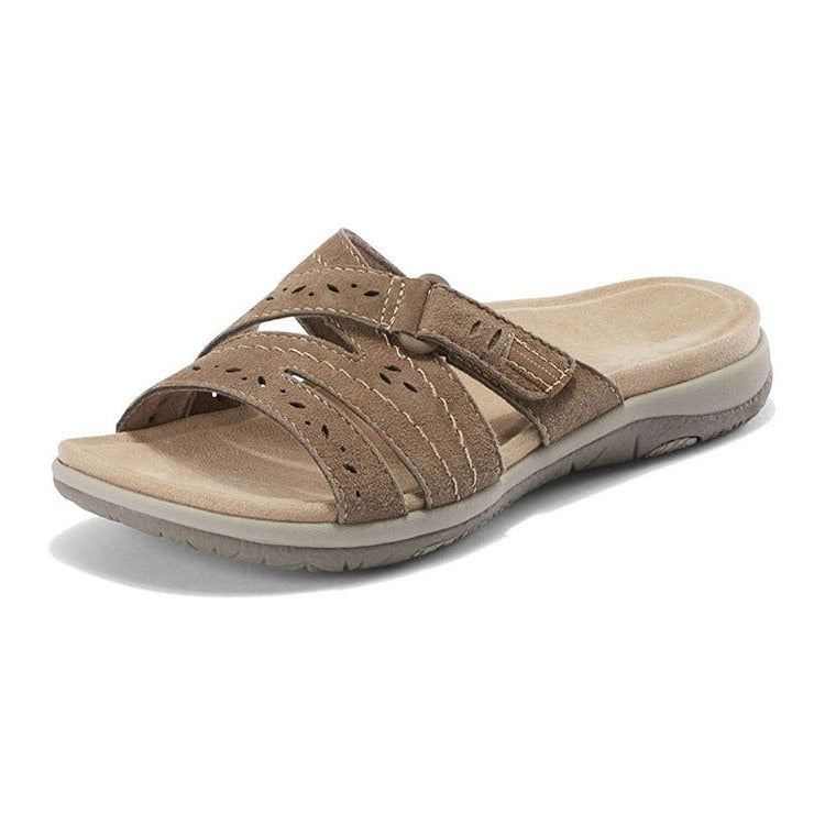 Women's orthopedic summer sandals with adjustable straps for ultimate all-day comfort & arch support.