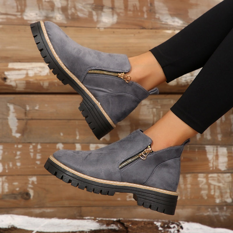 Women's orthopedic ankle boots, delivering comfort shoes experience with superior arch support.