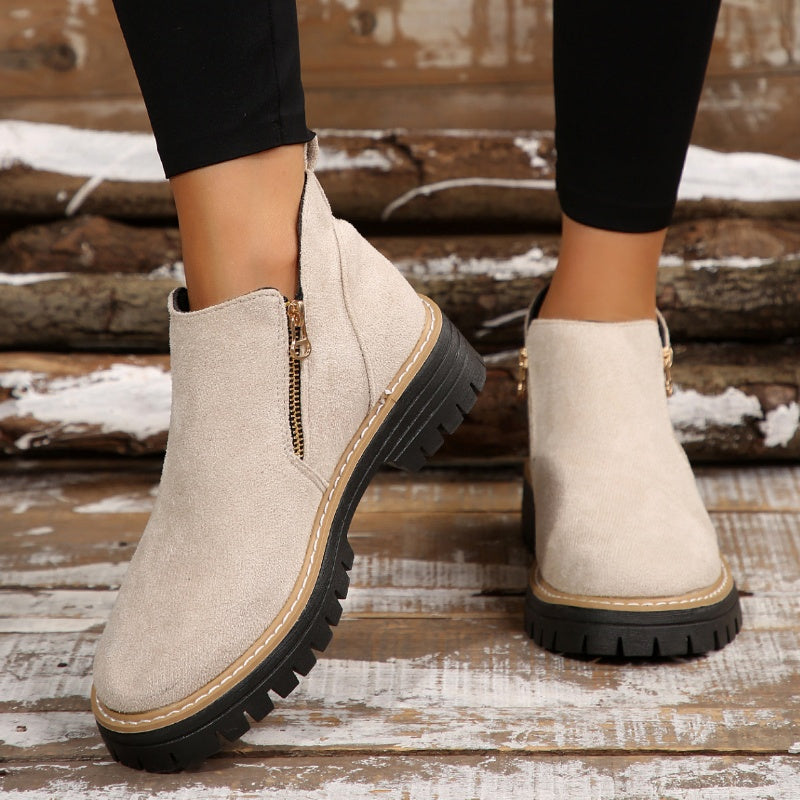 Fall fashion women's orthopedic boots, offering comfort, arch support, and water-resistance.