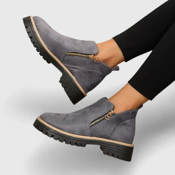 Durable women's orthopedic boots, water-resistant, arch support for outdoor & everyday use.