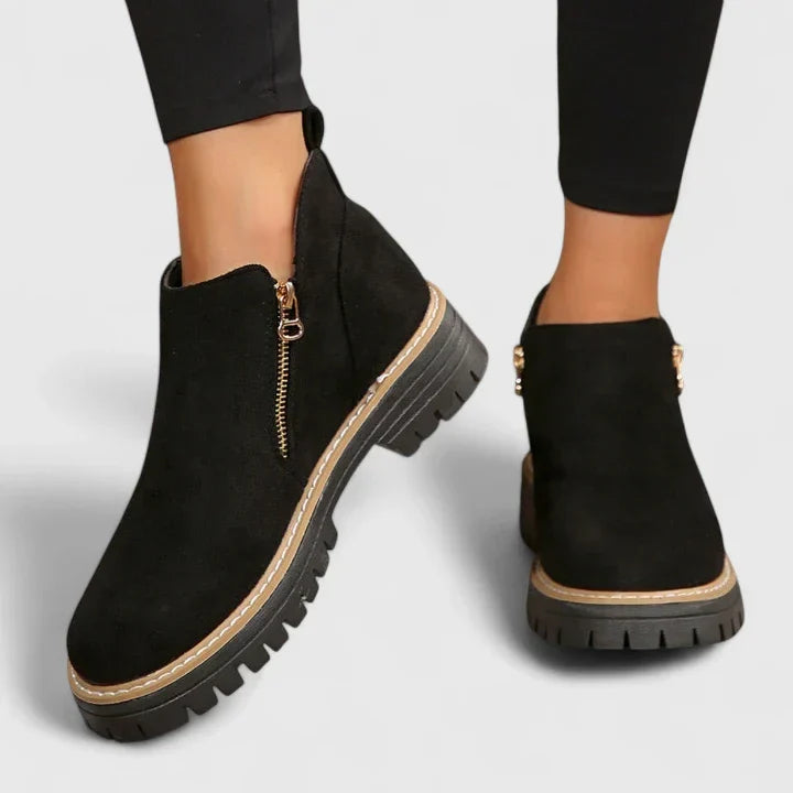 Everyday wear women's orthopedic boots, offering comfort, arch support, and durable design.