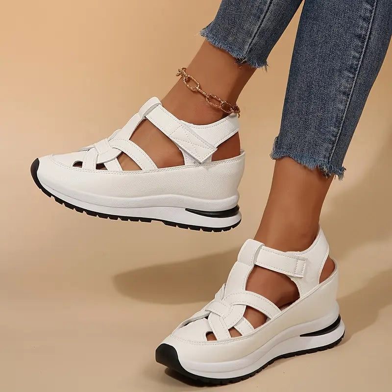 Comfortable slip-on women's sandals with arch support for all-day relief & daily wear.