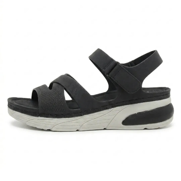 Women's orthopedic walking sandals with adjustable straps & arch support for ultimate comfort.