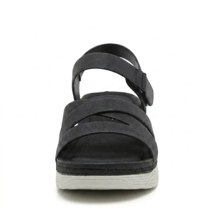 Foot pain relief: Women's orthopedic sandals with adjustable straps & robust arch support.