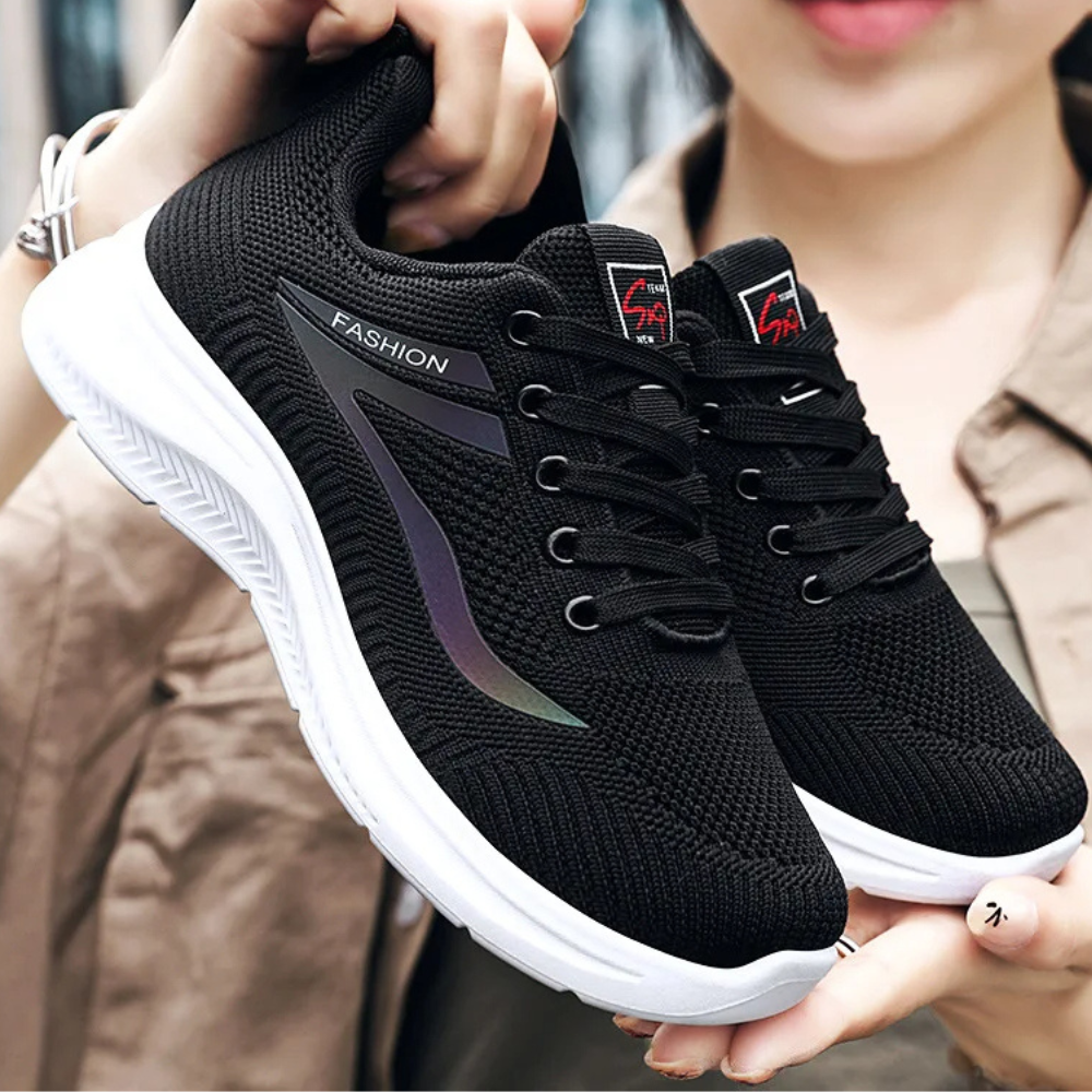 Enhance your active lifestyle with these comfortable orthopedic women's walking shoes.