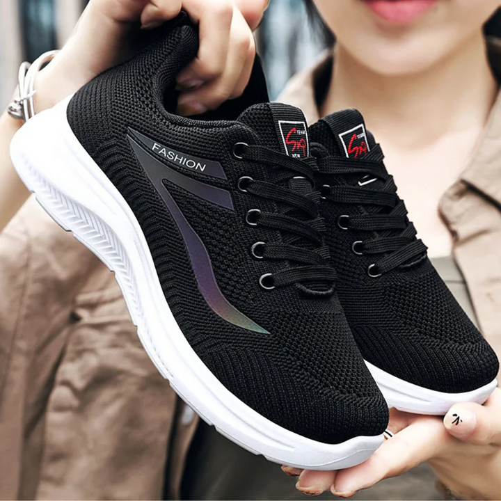 Enhance your active lifestyle with these comfortable orthopedic women's walking shoes.