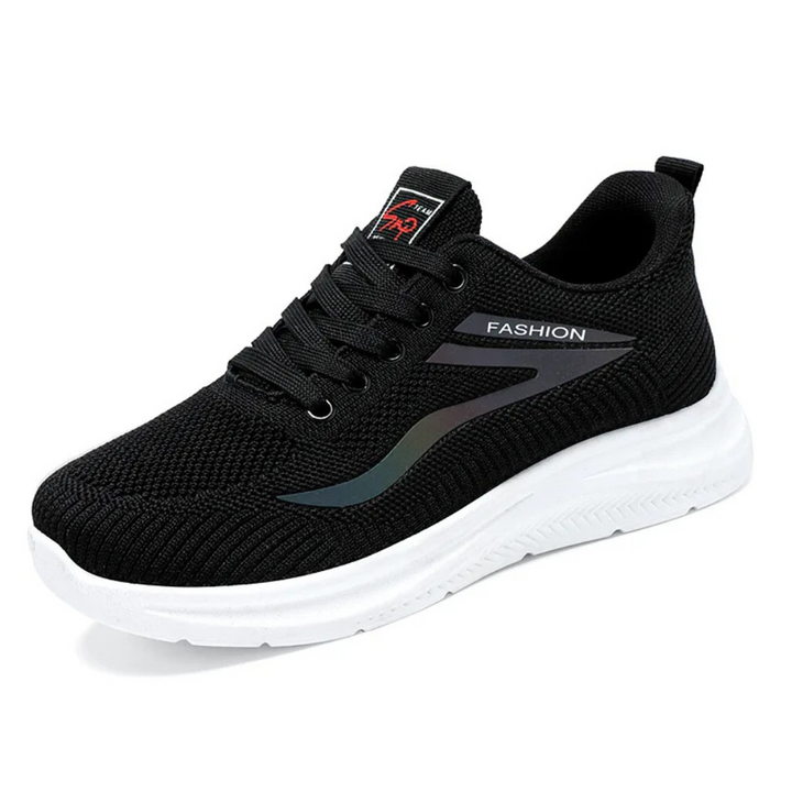 Comfortable women's walking shoes with cushioned soles & arch support, ideal for daily wear.