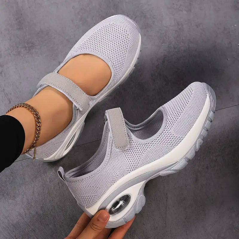 Active women's orthopedic shoes ensuring foot comfort, arch support & stability for a healthy, active lifestyle.