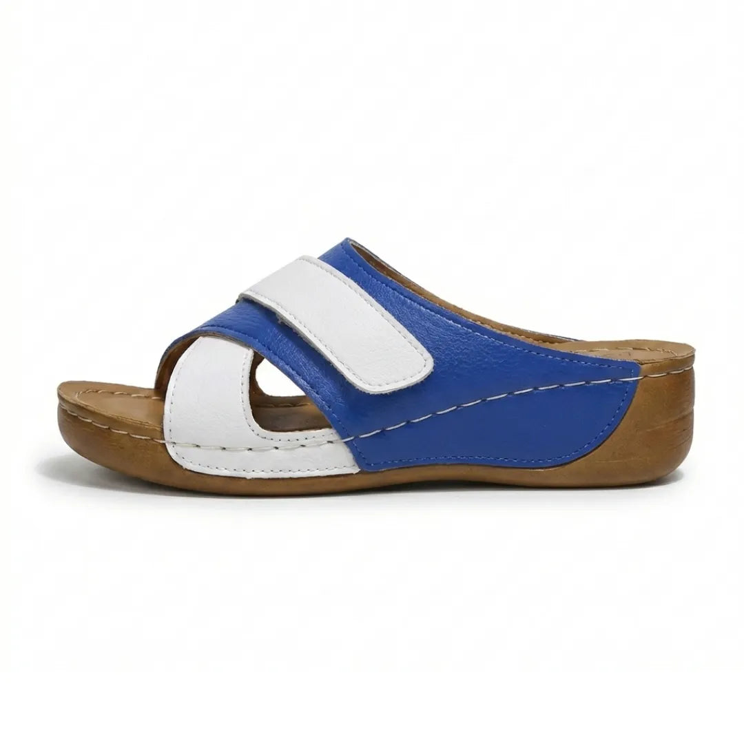Ergonomic women's wedge sandals with superior arch & foot support.