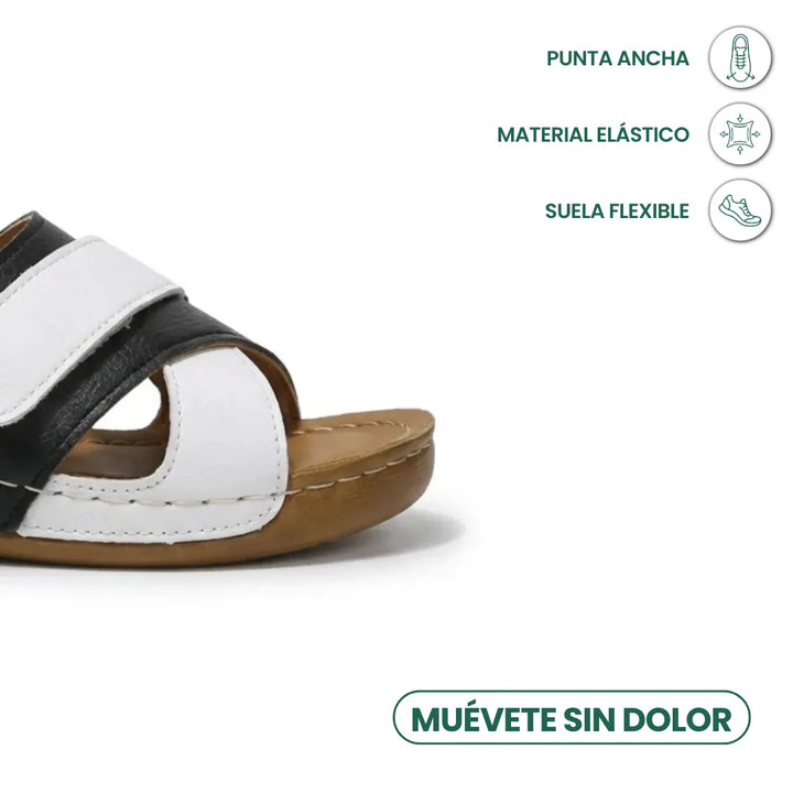 Casual women's orthopedic sandals with a supportive wedge heel.