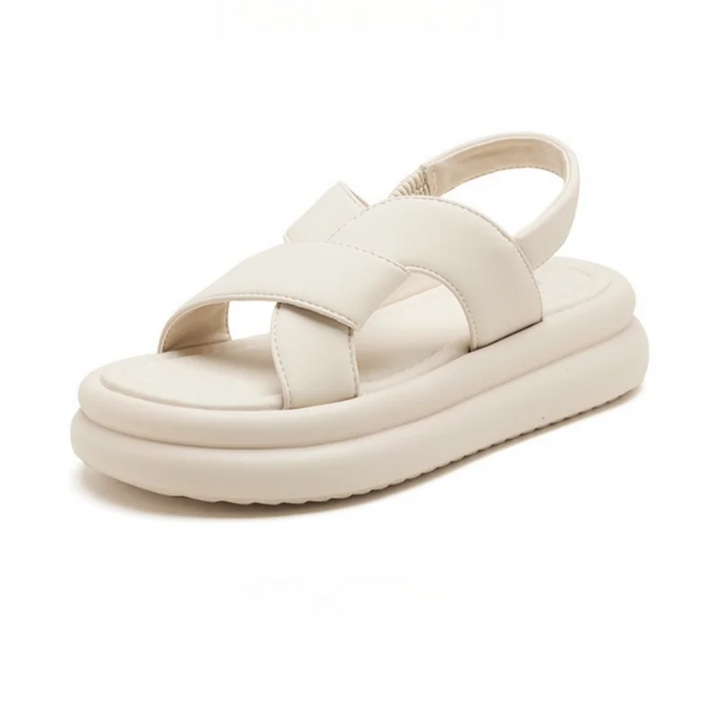 Stylish women's wedge sandals, offering orthopedic arch support and everyday comfort.