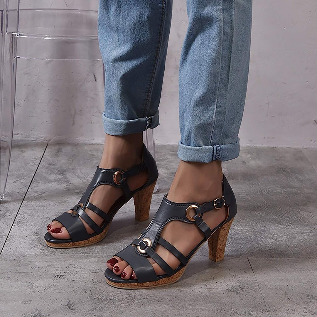 Ultimate comfort in women's orthopedic wedge sandals, designed for excellent arch support.