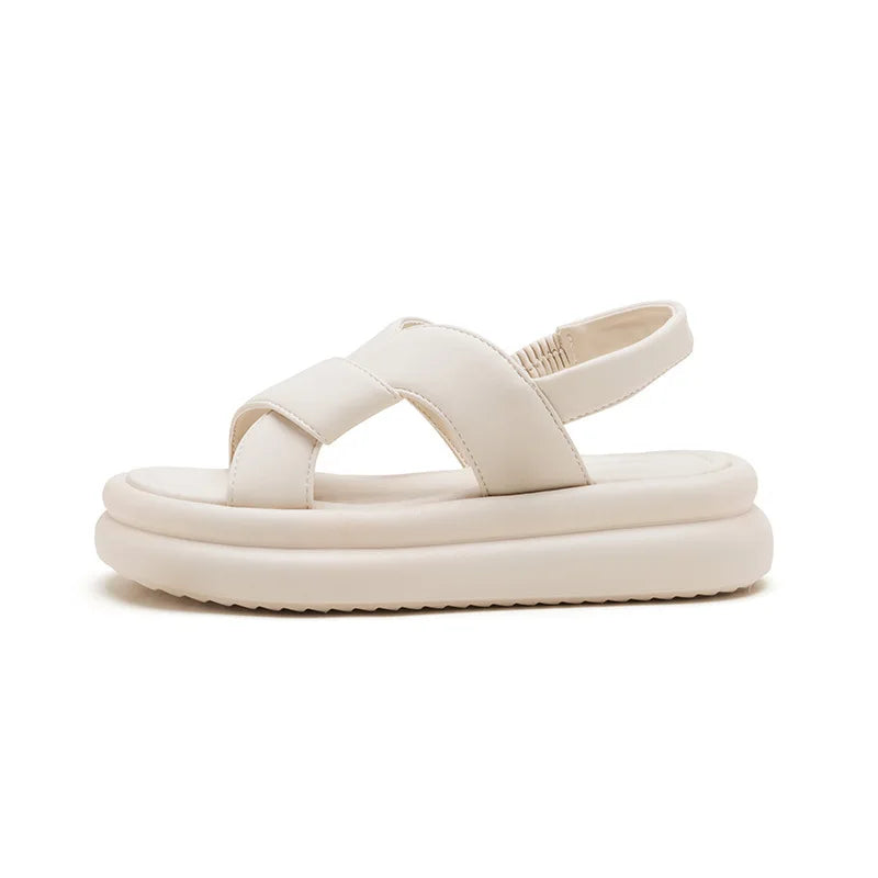 Supportive women's orthopedic wedge sandals, ensuring comfort with robust arch support.
