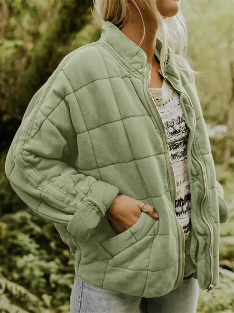 Eliza oversized padded jacket, a versatile piece for seasonal fashion.
