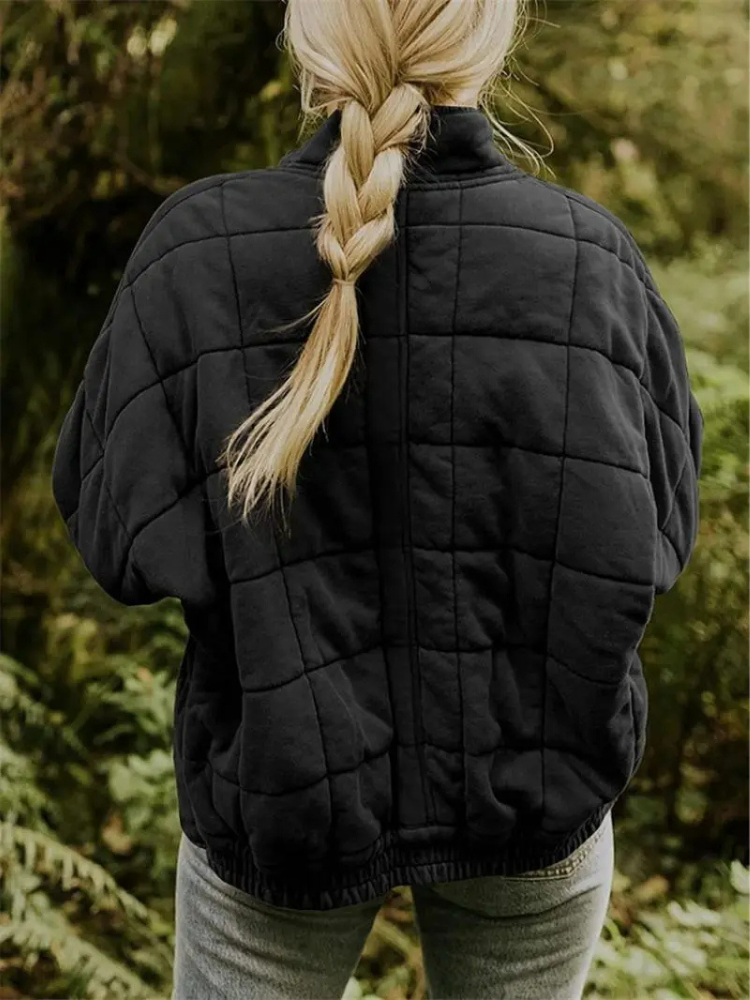 Eliza oversized padded jacket, a must-have for seasonal transitional outerwear.