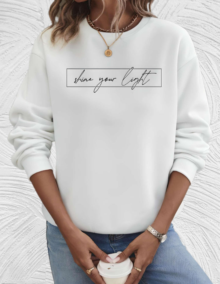 Chic oversized women's round neck sweater, versatile knitwear for casual everyday elegance.