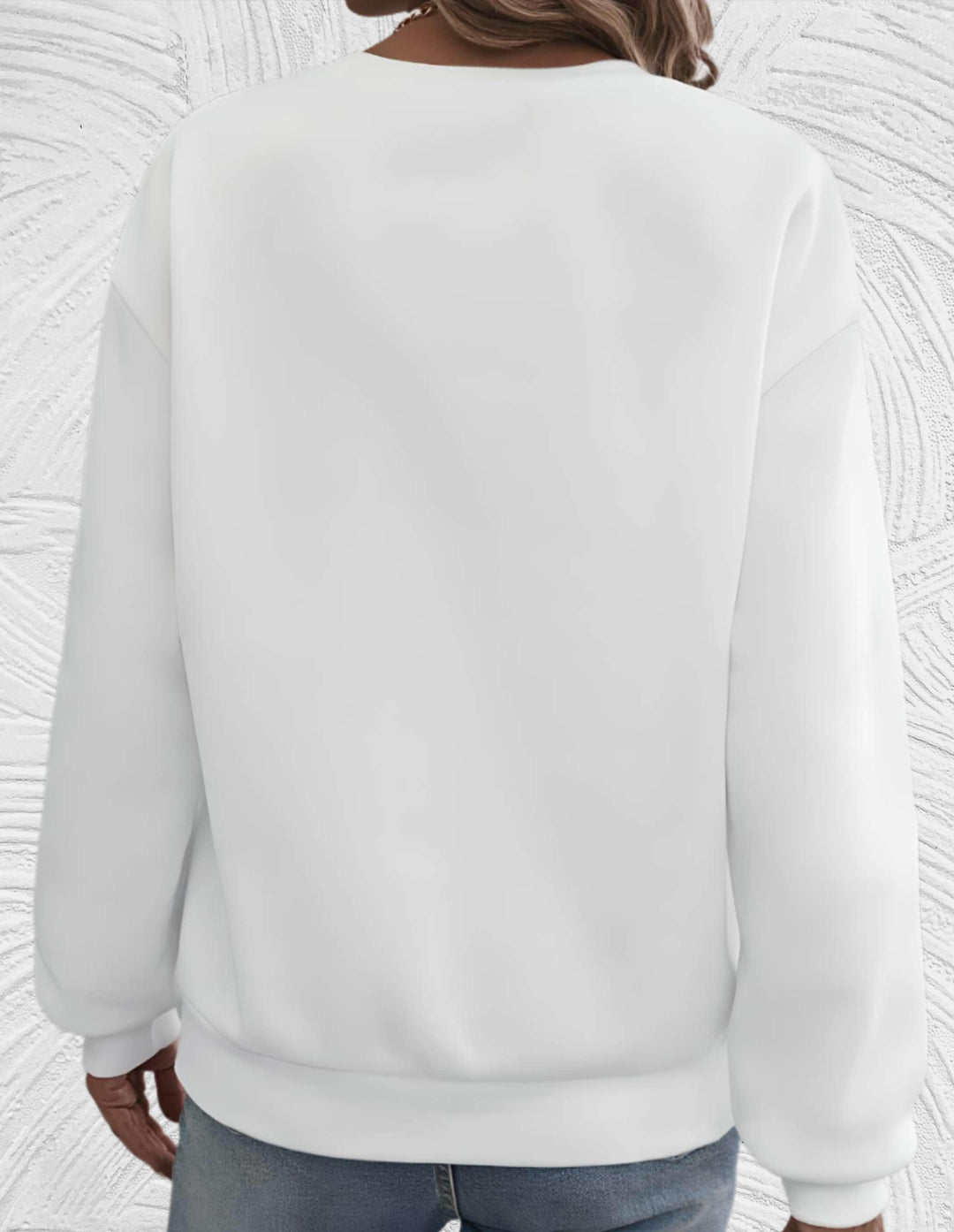 Soft knit oversized women's sweater, round neck design for ultimate comfort and chic style.