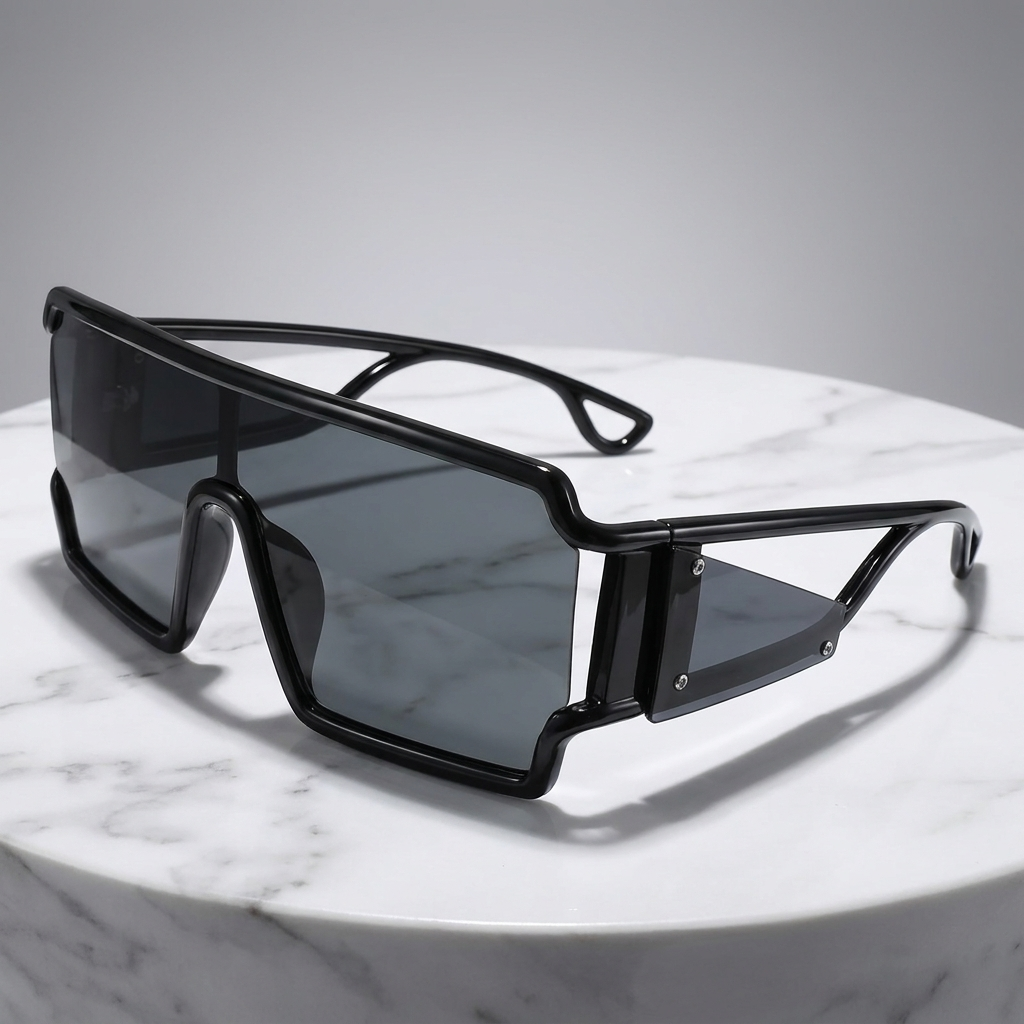 Versatile women's oversized square sunglasses, perfect fashion accessory with UV400 lenses.