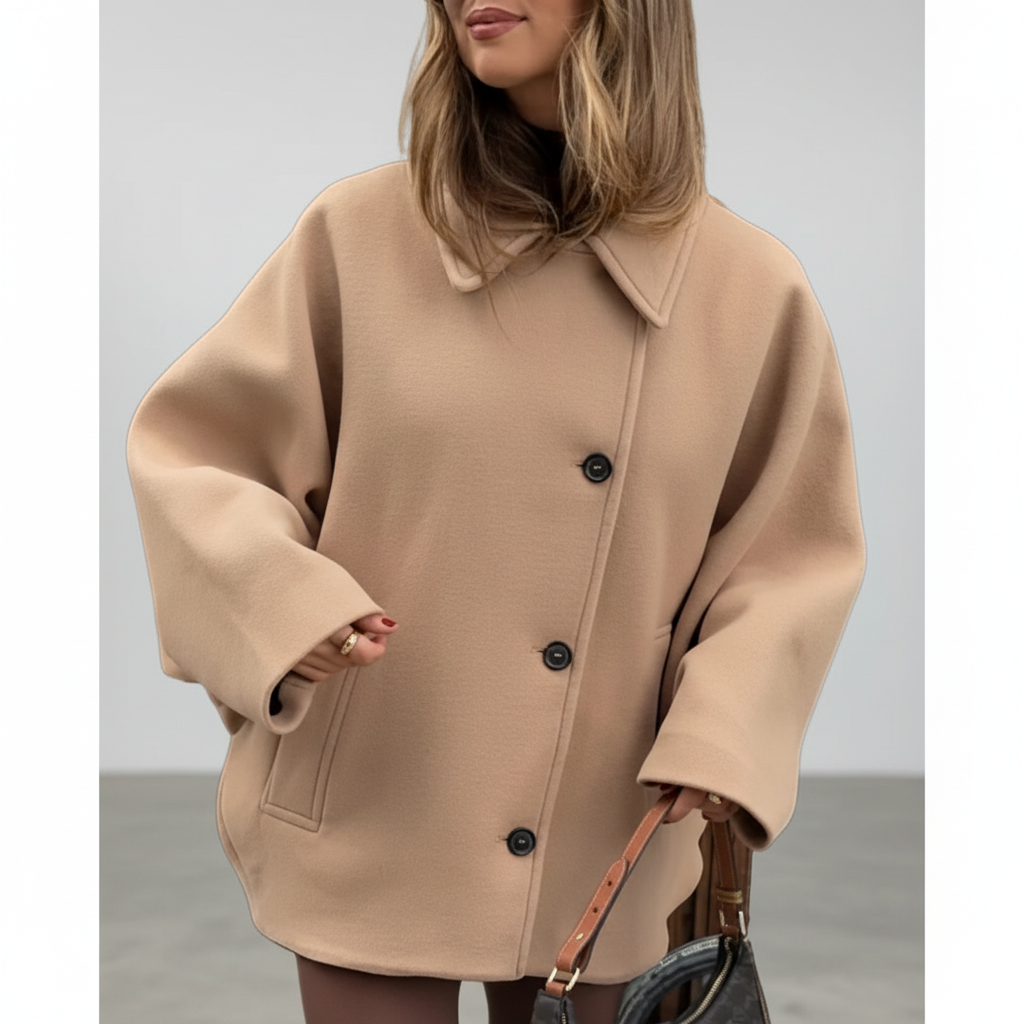 Elisa oversized women's jacket in a casual style, perfect for autumn or spring fashion