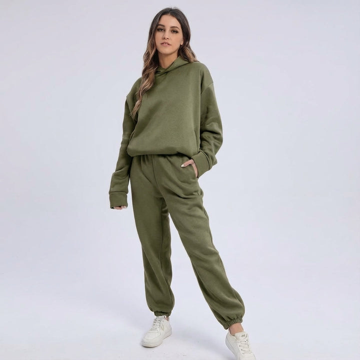 Close-up of fabric on women's oversized tracksuit, soft cotton blended athleticwear