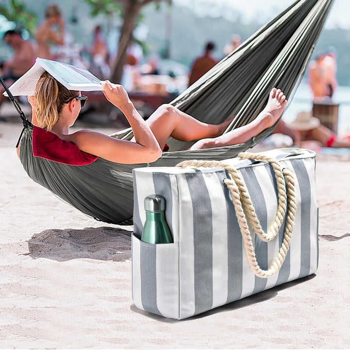 Women's durable sandproof beach bag, built for endless summer fun.