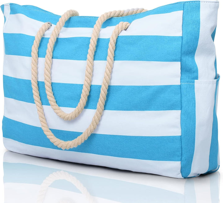 Women's large waterproof pool tote, perfect for carrying inflatables.