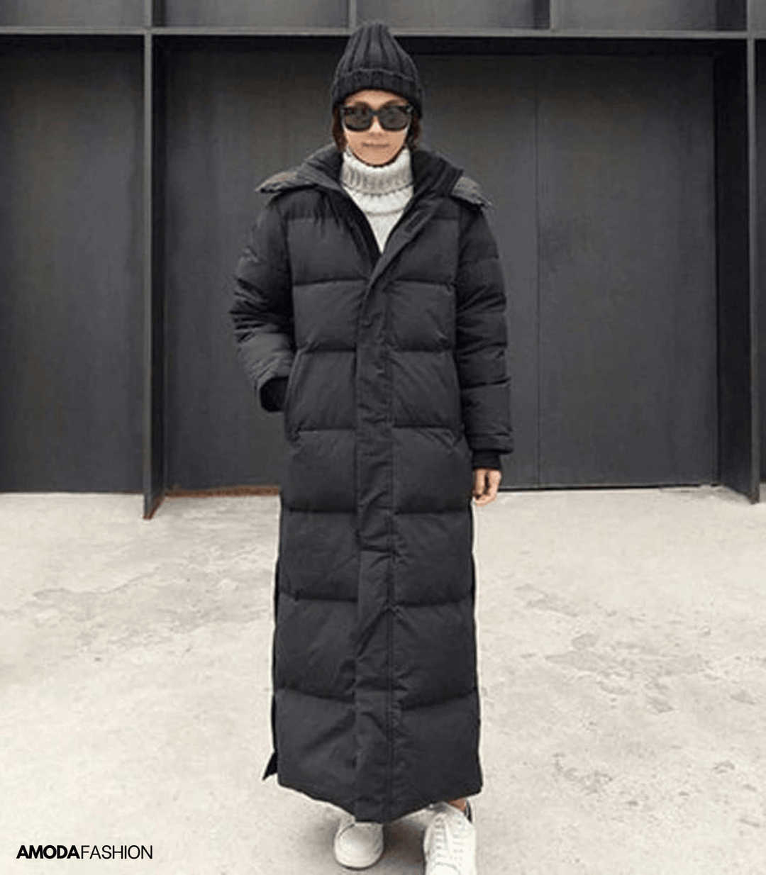 Women's Oversized Winter Parka Luna; warm, stylish, and windproof for cold weather.
