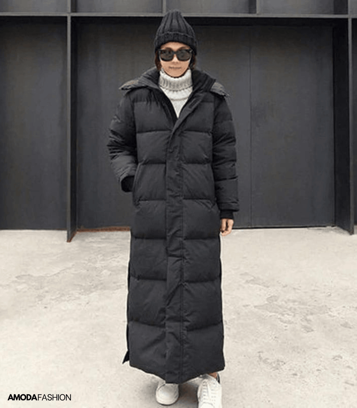 Women's Oversized Winter Parka Luna; warm, stylish, and windproof for cold weather.