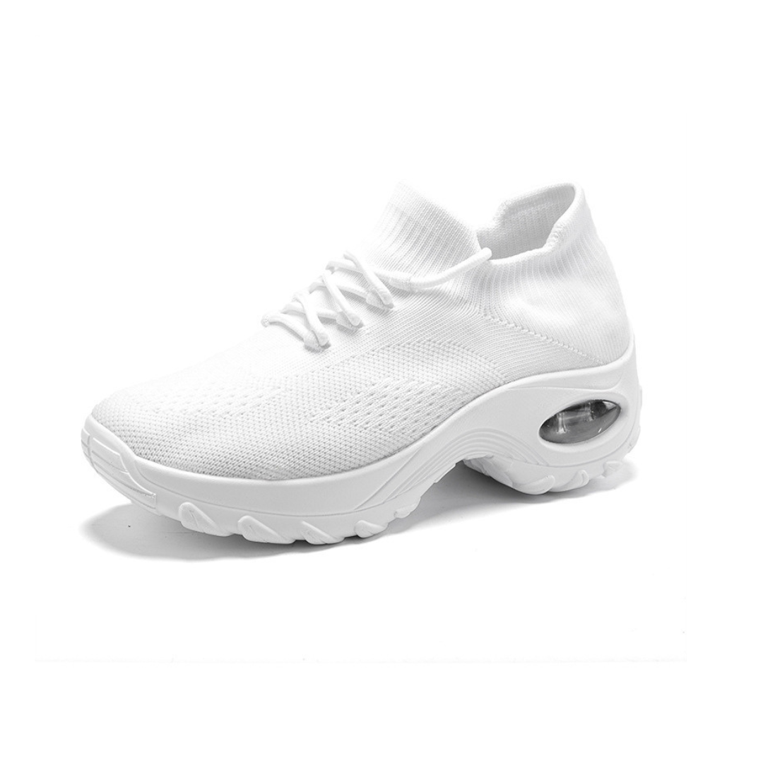 Ergonomic walking sneakers for women, ensuring all-day comfort, pain relief & strong support.