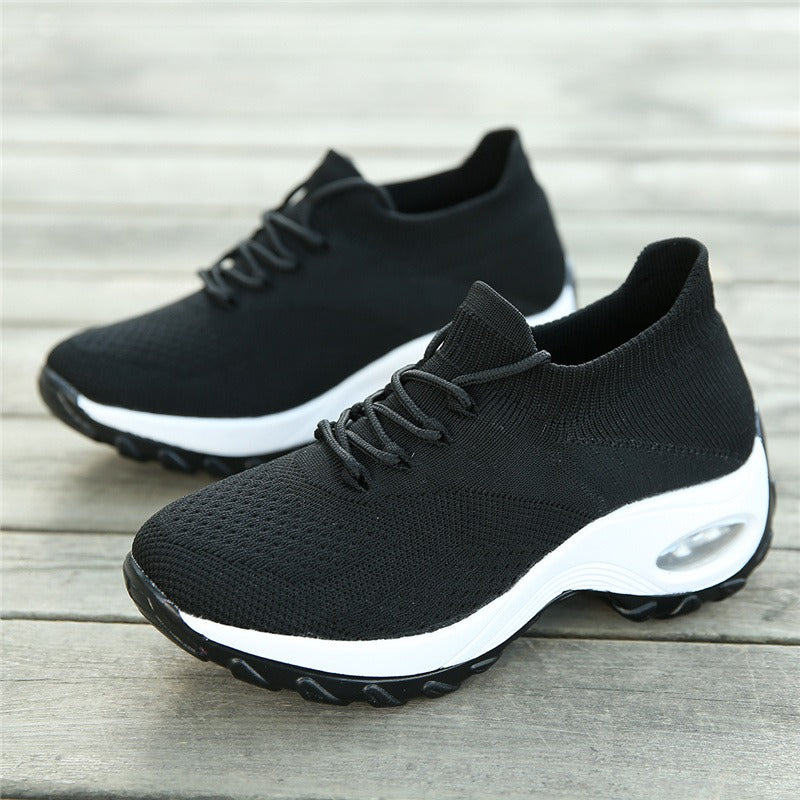 Women's ergonomic sneakers, ideal for pain relief, offering full support & all-day comfort.