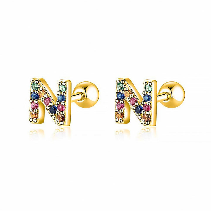 Women's silver personalized 'O' initial hoop earrings, delicate custom jewelry gift.