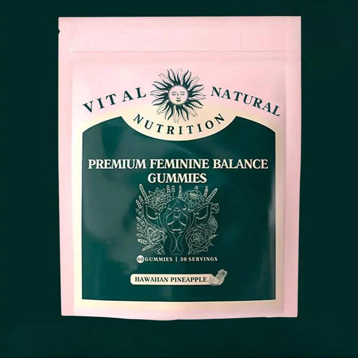 Women's pH Balancing Gummies for feminine wellness. Supports vaginal health & daily freshness.