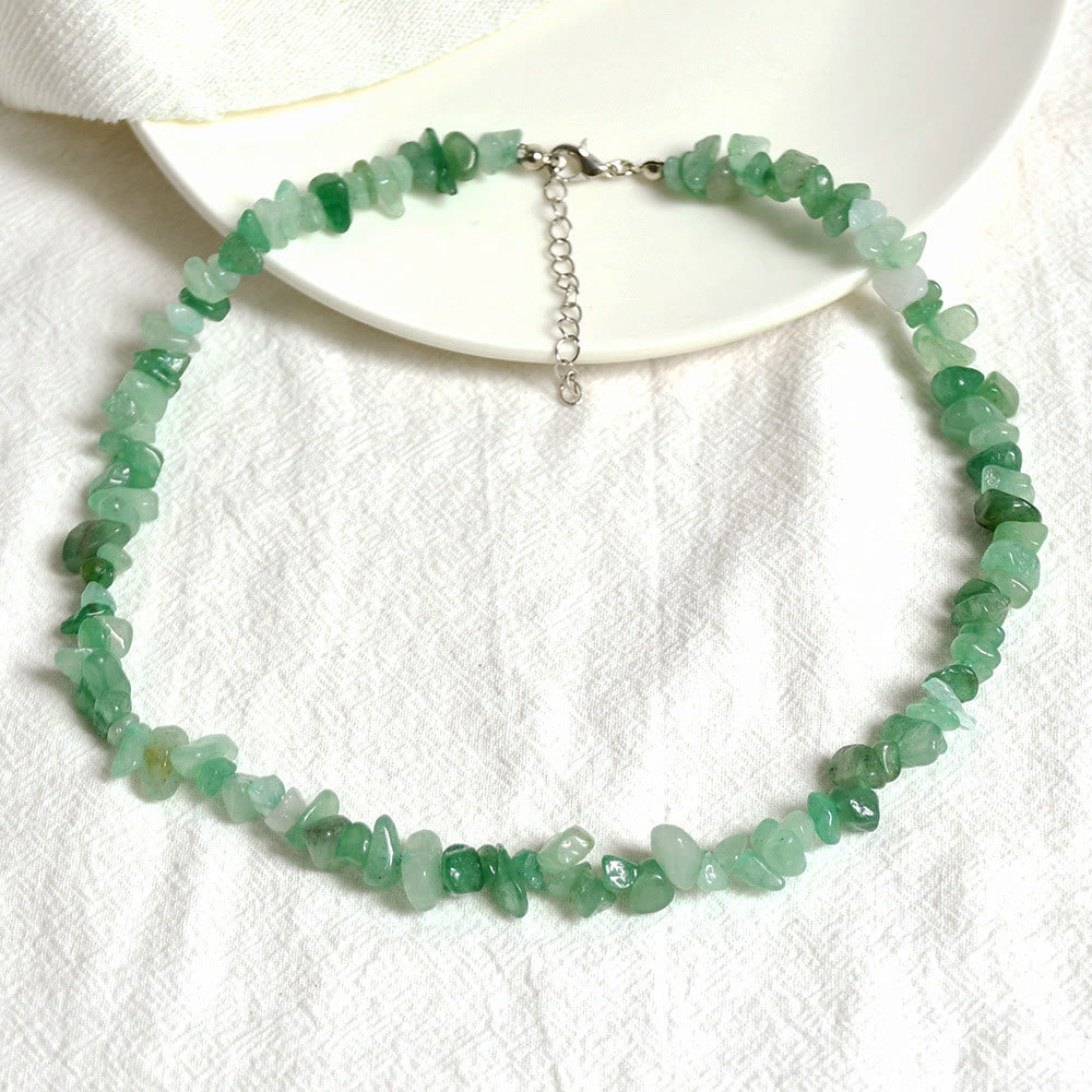 Healing crystal pendant necklace, polished gemstone jewelry for women, a thoughtful gift.